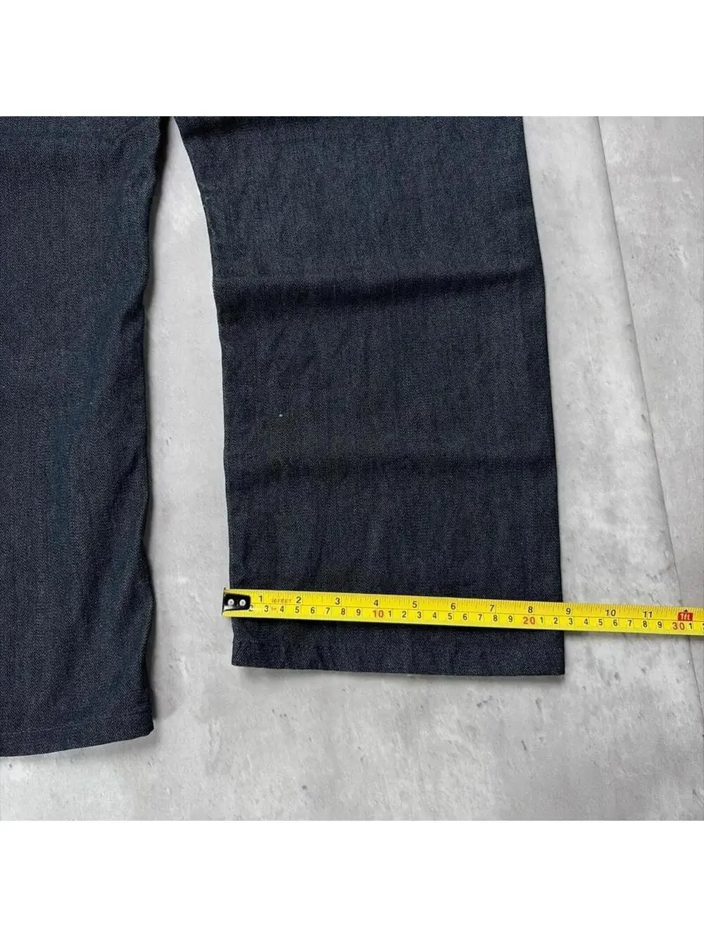 Y2K Dark Wash True Religion Grunge Ricky Straight Denim Jeans
